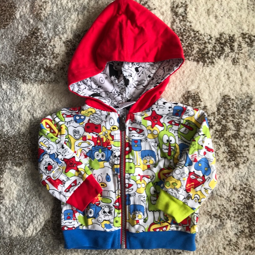 Truly Scrumptious 6-9 boy hoodie